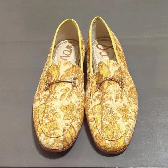 NWOT Sam Edelman Loraine Yellow Loafer size 7 - Picture 7 of 8